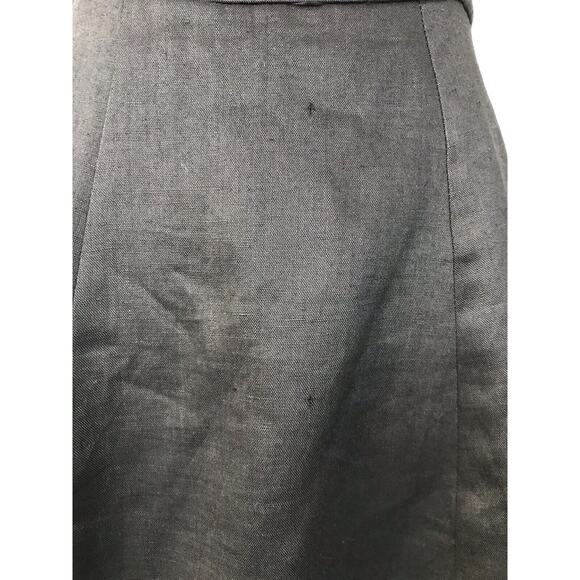 Rinascimento Dress Fit Flare Tank Tulle Linen Black FLAWS - Picture 6 of 12